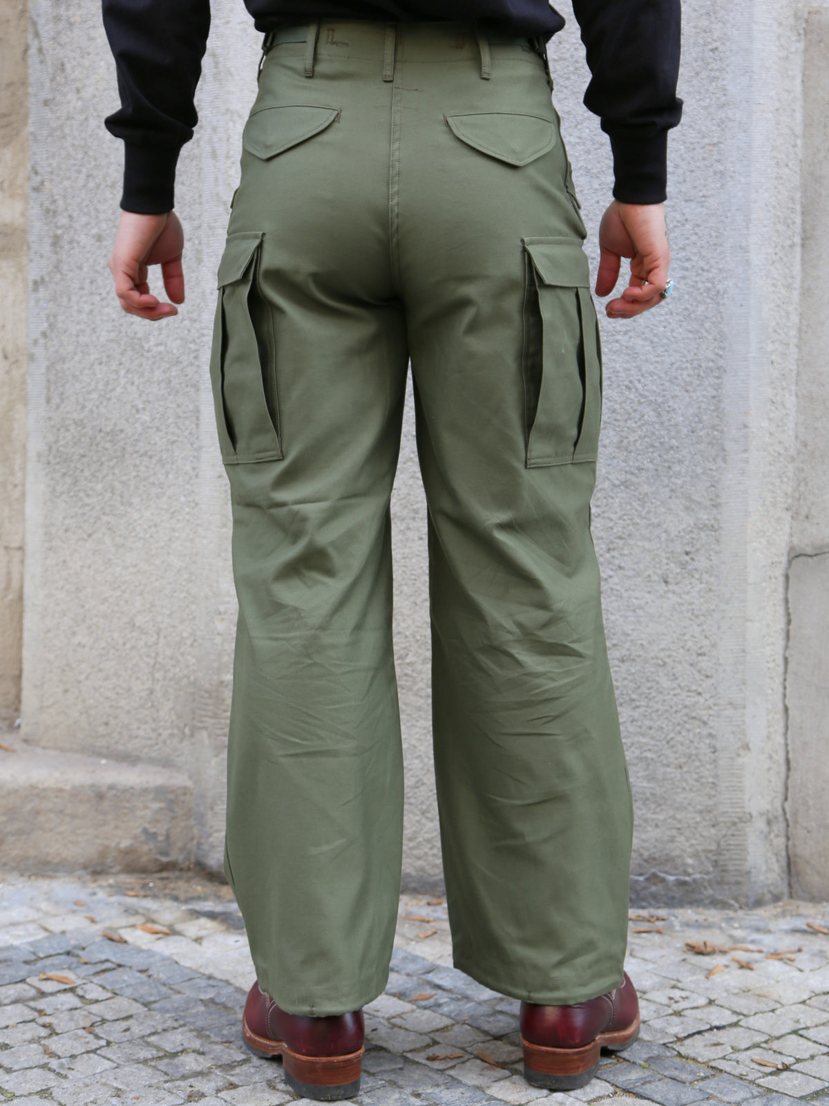 The Real McCOY's Trousers, Men’s Field M-65 – Olive (MP22101)