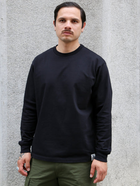 Momotaro Suvin Gold L/S T-shirt – Black (MXTS1032)