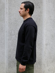 Momotaro Suvin Gold L/S T-shirt – Black (MXTS1032)
