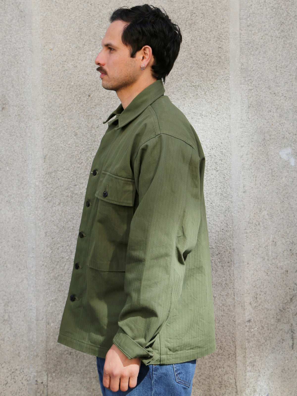 Buzz Rickson's Herringbone Special Jacket – Olive (BR15887)