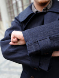 Fleurs de Bagne La Veste “Modele M38” Sashiko – Indigo (FBD-COAT-MM38-810)