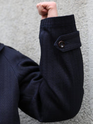 Fleurs de Bagne La Veste “Modele M38” Sashiko – Indigo (FBD-COAT-MM38-810)