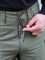 The Real McCOY's Trousers, Men’s Field M-65 – Olive (MP22101)