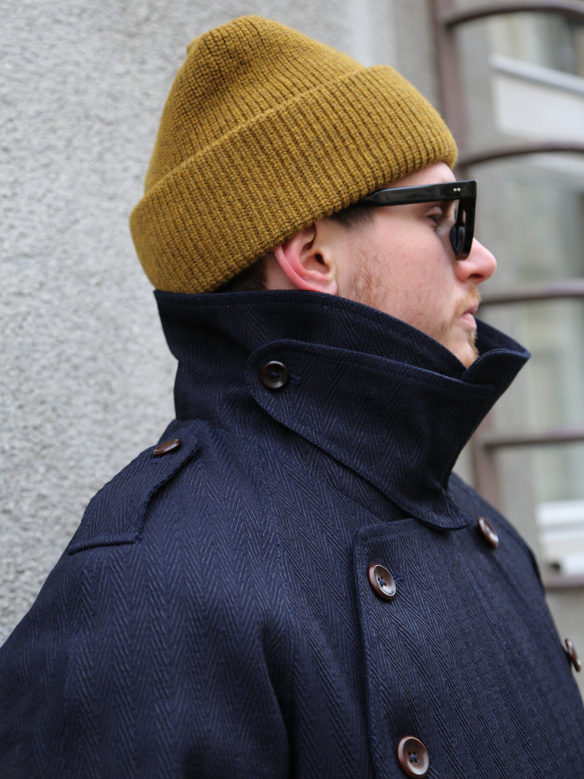 Fleurs de Bagne La Veste “Modele M38” Sashiko – Indigo (FBD-COAT-MM38-810)