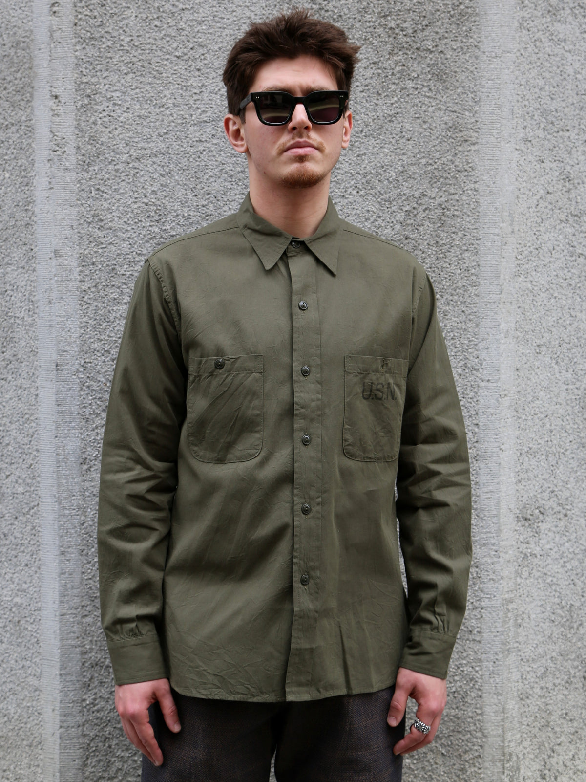 Buzz Rickson's Utility Shirt N-3 “Contract NTsx-83000” – Olive (BR29659)