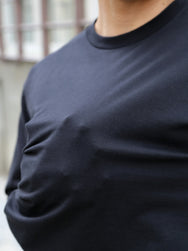 Momotaro Suvin Gold L/S T-shirt – Black (MXTS1032)