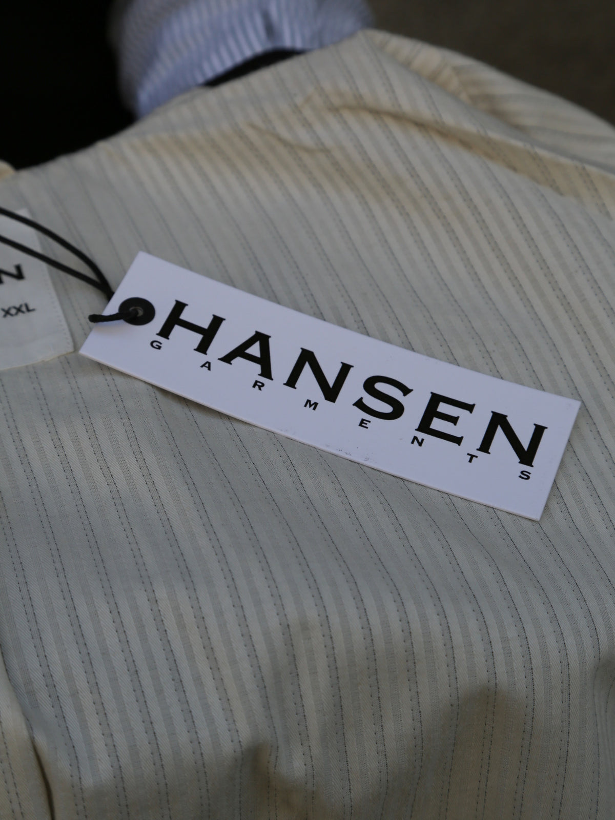 Hansen Garments CHARLIE Easy Two Button Classic Blazer – Wool Pin Black (32-65-2)