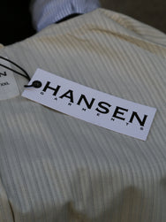 Hansen Garments CHARLIE Easy Two Button Classic Blazer – Wool Pin Black (32-65-2)