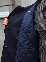 Fleurs de Bagne La Veste “Modele M38” Sashiko – Indigo (FBD-COAT-MM38-810)