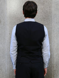 Hansen Garments DANIEL Classic Waistcoat – Wool Pin Black (32-65-2)