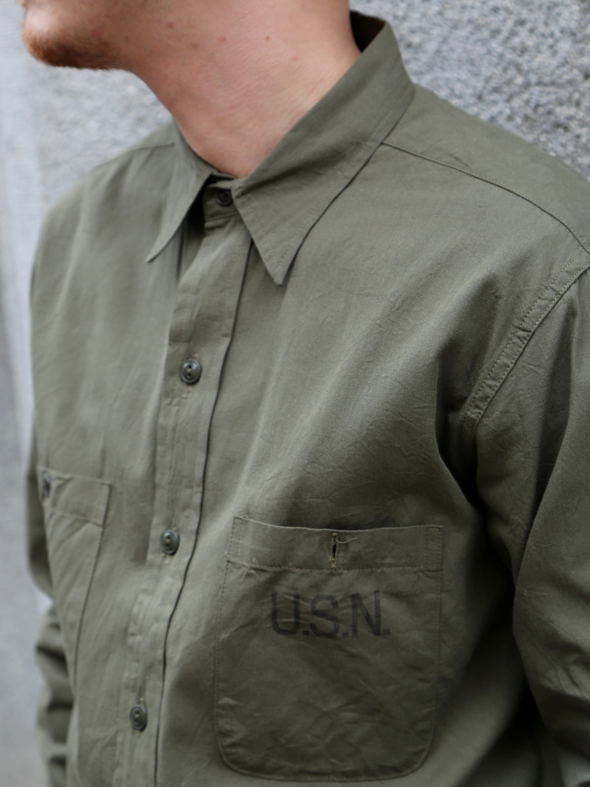 Buzz Rickson's Utility Shirt N-3 “Contract NTsx-83000” – Olive (BR29659)