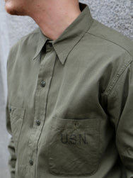 Buzz Rickson's Utility Shirt N-3 “Contract NTsx-83000” – Olive (BR29659)