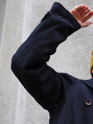 Fleurs de Bagne La Veste “Modele M38” Sashiko – Indigo (FBD-COAT-MM38-810)