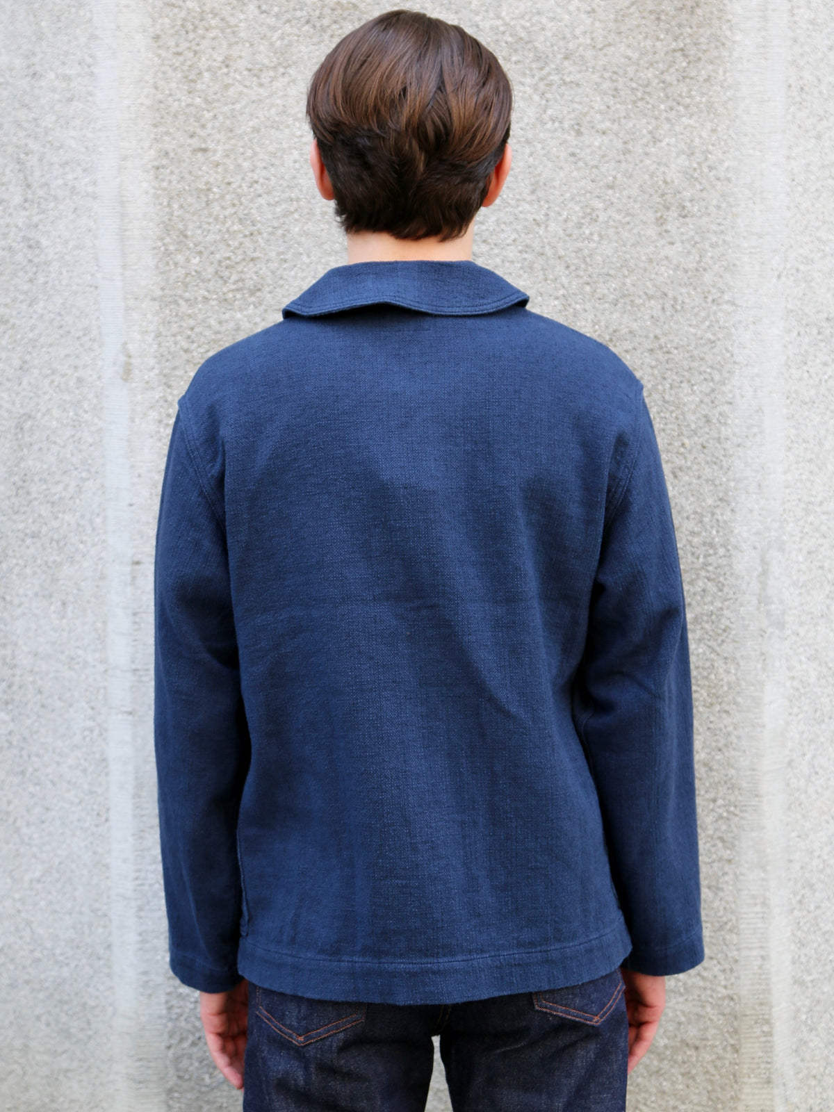 Black Sign Rasp Dobby Utility Jacket – Blue Moon (BSSJ-25404)