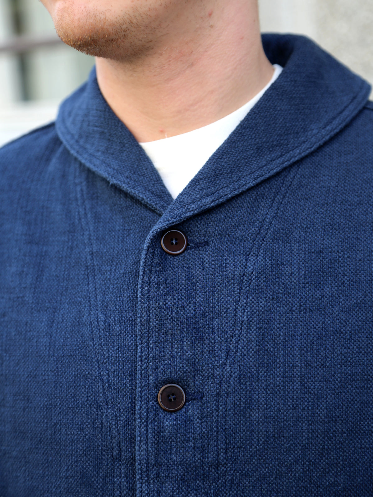 Black Sign Rasp Dobby Utility Jacket – Blue Moon (BSSJ-25404)