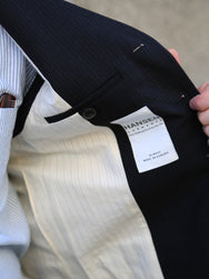 Hansen Garments DANIEL Classic Waistcoat – Wool Pin Black (32-65-2)