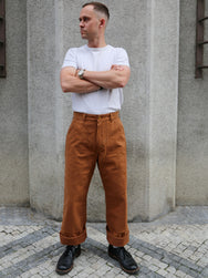 Bryceland's Double Knee Pants – Duck Brown, one washed