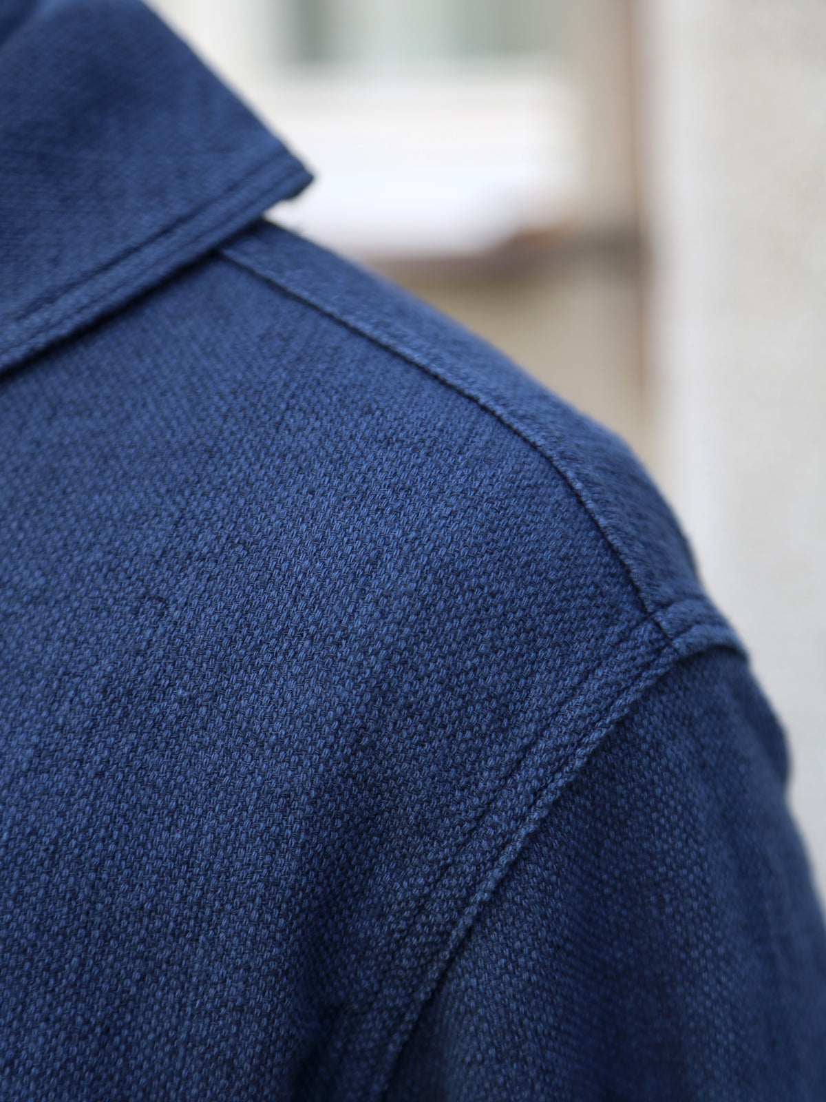 Black Sign Rasp Dobby Utility Jacket – Blue Moon (BSSJ-25404)