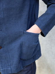 Black Sign Rasp Dobby Utility Jacket – Blue Moon (BSSJ-25404)