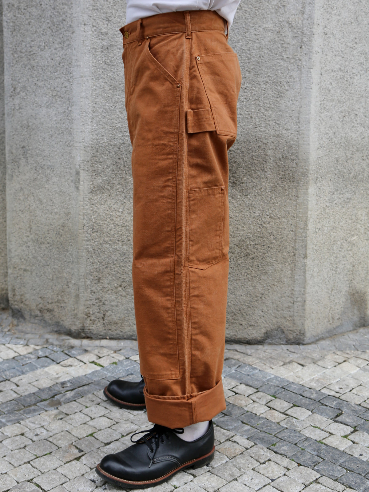 Bryceland's Double Knee Pants – Duck Brown, one washed