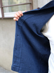 Black Sign Rasp Dobby Utility Jacket – Blue Moon (BSSJ-25404)