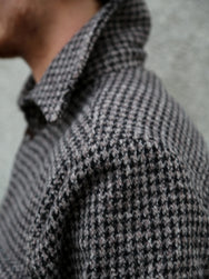 Fleurs de Bagne La Surchemise „Baroudeur“ Pied De Poule – Chine Chocolat (FDB-OVSH-BRDR-003)