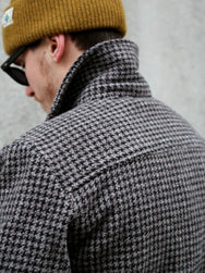 Fleurs de Bagne La Surchemise „Baroudeur“ Pied De Poule – Chine Chocolat (FDB-OVSH-BRDR-003)