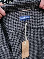 Fleurs de Bagne La Surchemise „Baroudeur“ Pied De Poule – Chine Chocolat (FDB-OVSH-BRDR-003)