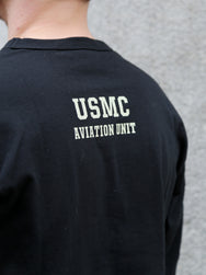 Buzz Rickson's LS T-Shirt VMF-241 Sons Of Satan – Black (BR69627)