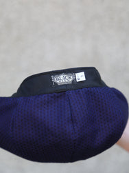 Black Sign „Sashiko“ Fancy Golf Cap – Deep Indigo (BSSC-24908)