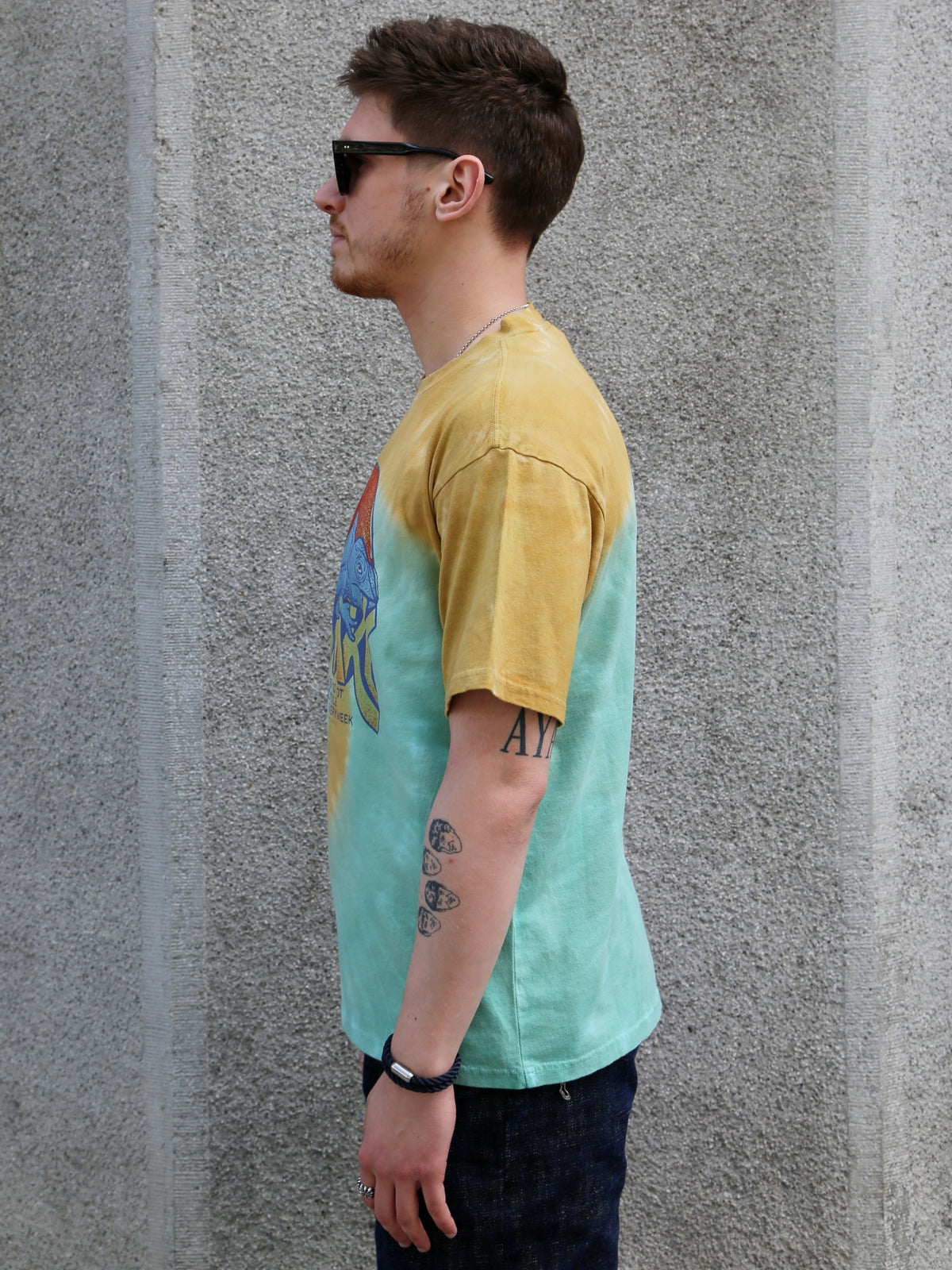 Nudie Jeans Koffe T-Shirt Chameleon – B22/Turquoise (132004)