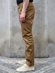 The Real McCOY's Blue Seal Chino Trousers – Tobacco (MP19010-043)