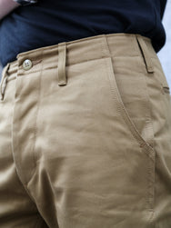 The Real McCOY's Blue Seal Chino Trousers – Tobacco (MP19010-043)