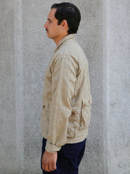 Samurai Jeans Tropical Weather Dobby Cardigan – Beige (SJCDJ25-AT)