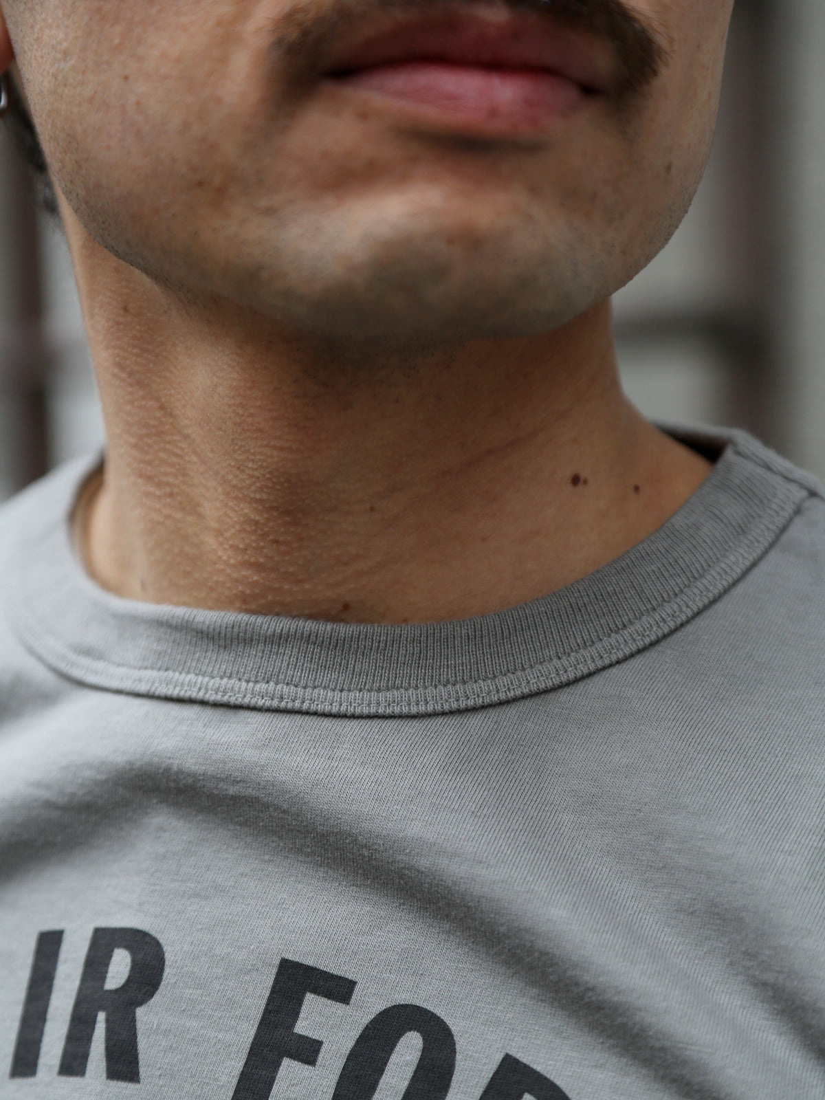 Buzz Rickson's LS T-Shirt McCord A.F.Base – Grey (BR69626)