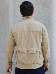 Samurai Jeans Tropical Weather Dobby Cardigan – Beige (SJCDJ25-AT)