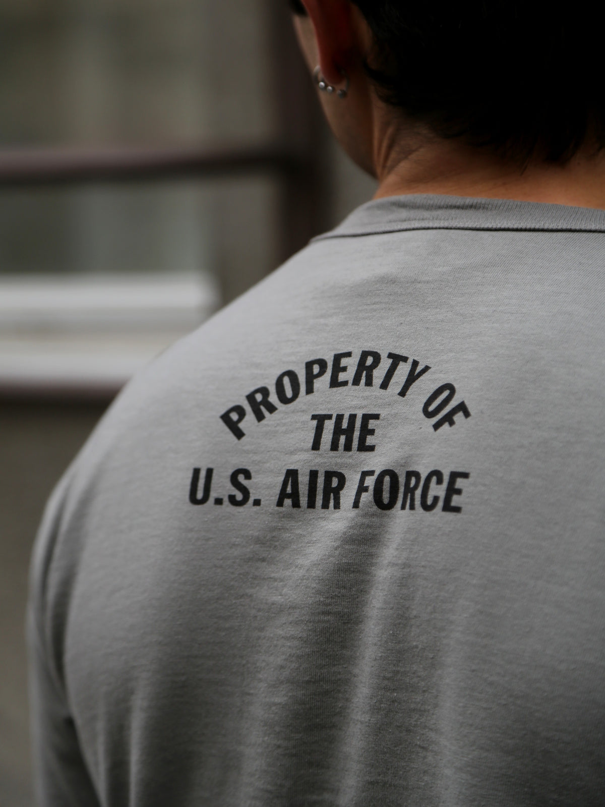 Buzz Rickson's LS T-Shirt McCord A.F.Base – Grey (BR69626)