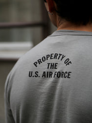 Buzz Rickson's LS T-Shirt McCord A.F.Base – Grey (BR69626)