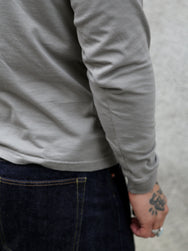 Buzz Rickson's LS T-Shirt McCord A.F.Base – Grey (BR69626)