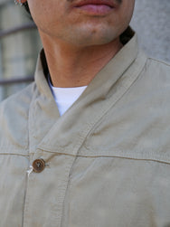 Samurai Jeans Tropical Weather Dobby Cardigan – Beige (SJCDJ25-AT)