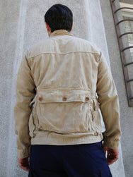 Samurai Jeans Tropical Weather Dobby Cardigan – Beige (SJCDJ25-AT)