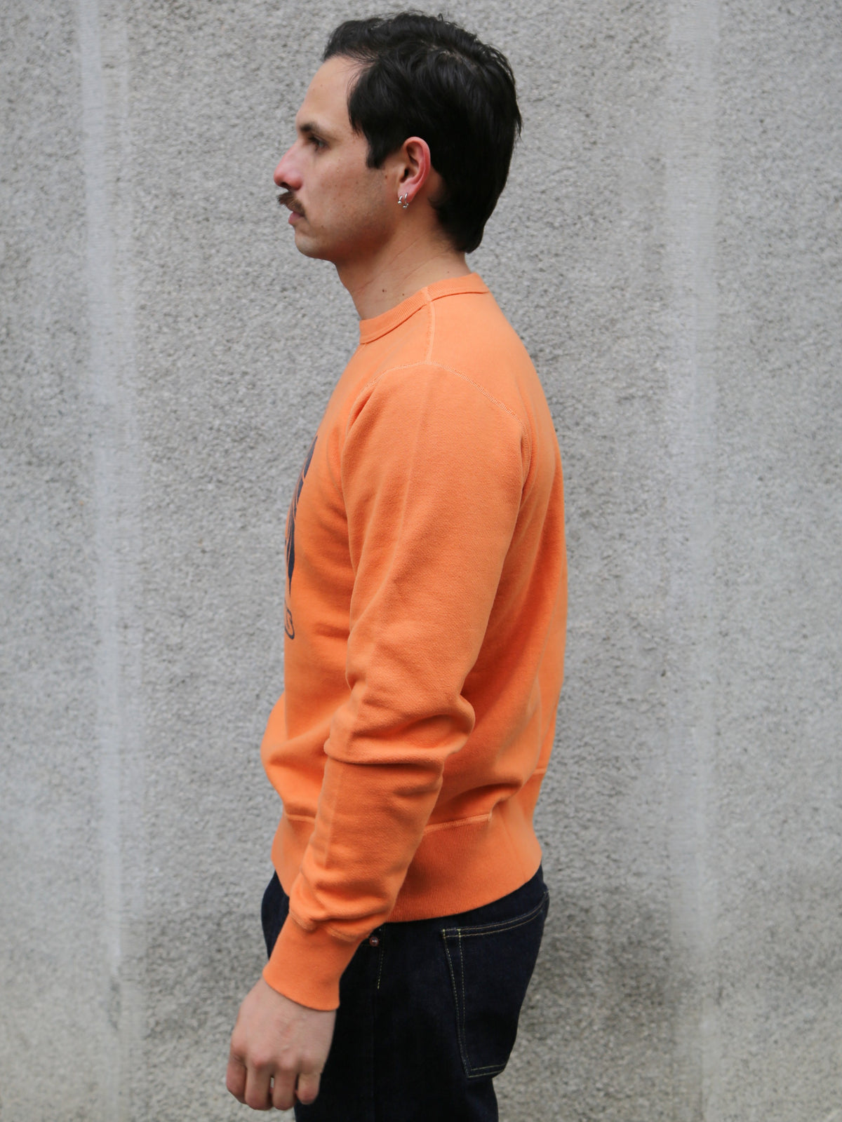 Buzz Rickson's Sweatshirt U.S. Navy Seahawks – Orange (BR69631)