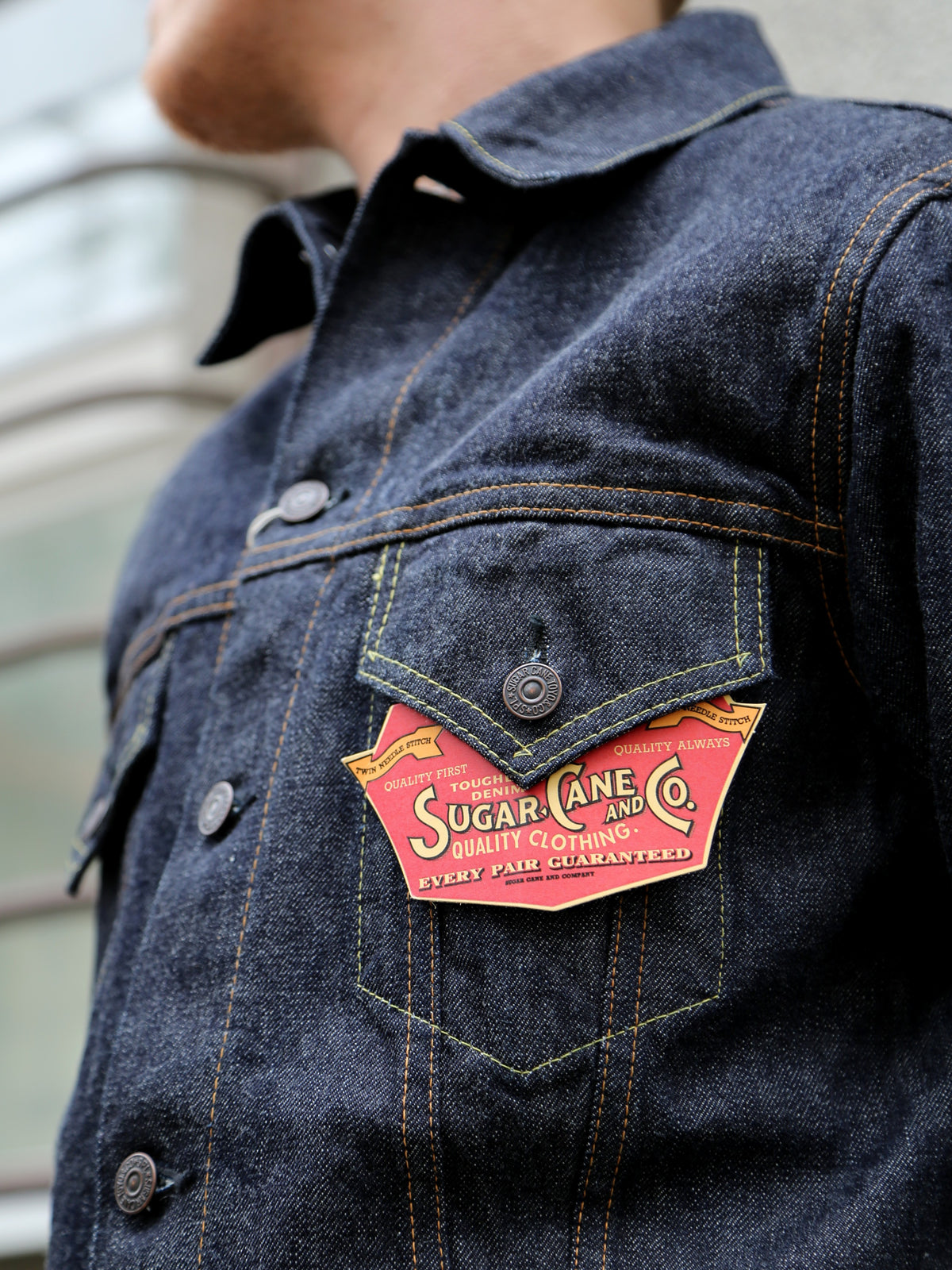 Sugar Cane 14.25oz. Denim Jacket – 1962 Model (SC12962)