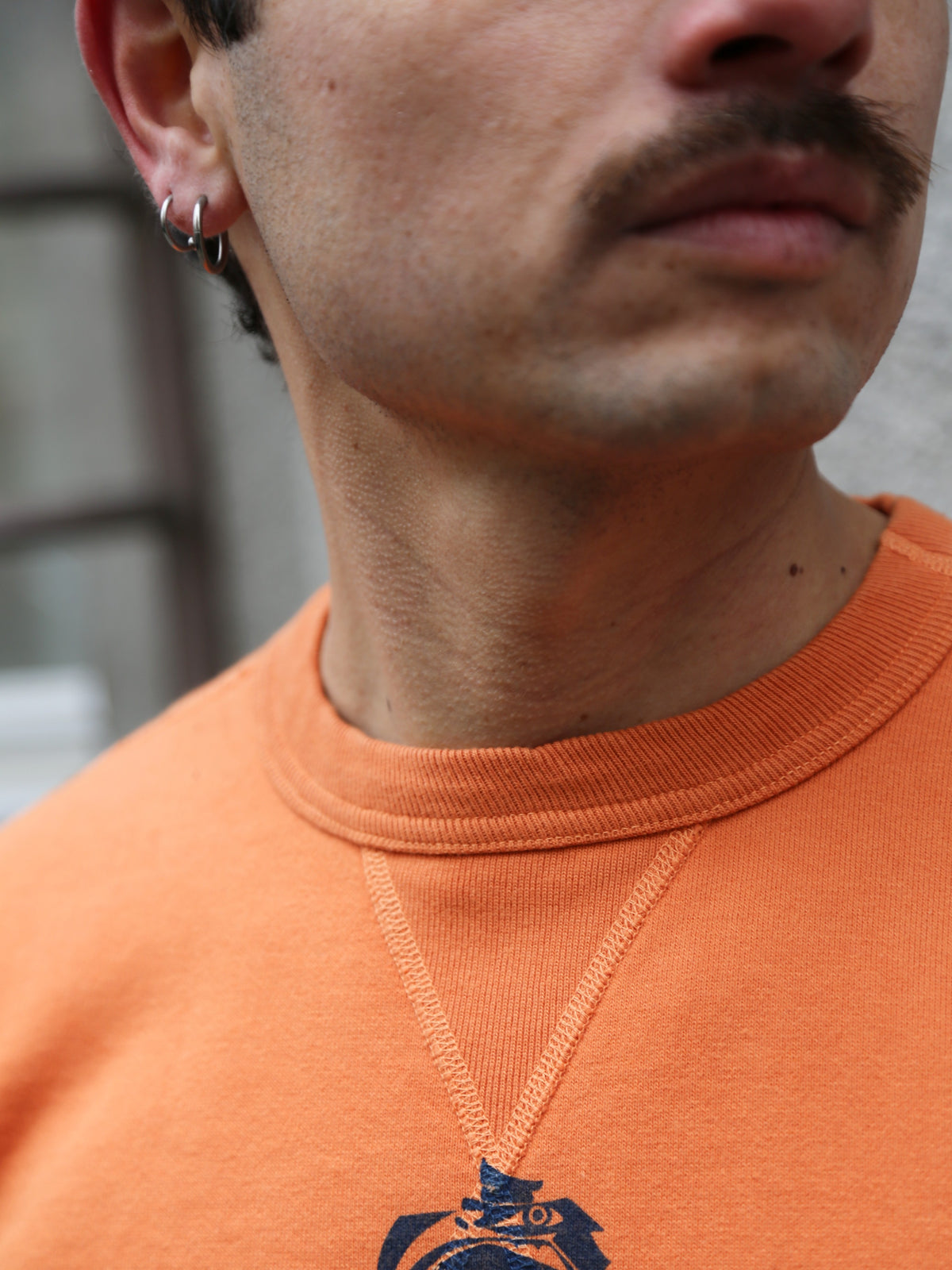 Buzz Rickson's Sweatshirt U.S. Navy Seahawks – Orange (BR69631)