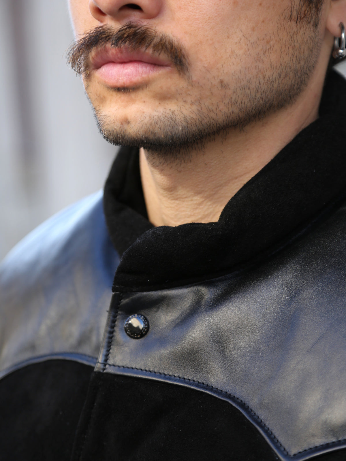 Double Helix The Boxer Vest Suede – Black (RT080191)