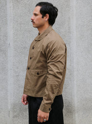 Black Sign Military Ripstop Civilian Cossack Jacket – Dust Beige (BSSJ-26404)