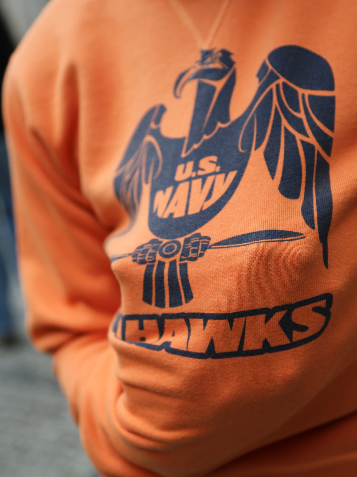 Buzz Rickson's Sweatshirt U.S. Navy Seahawks – Orange (BR69631)