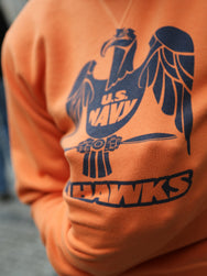 Buzz Rickson's Sweatshirt U.S. Navy Seahawks – Orange (BR69631)