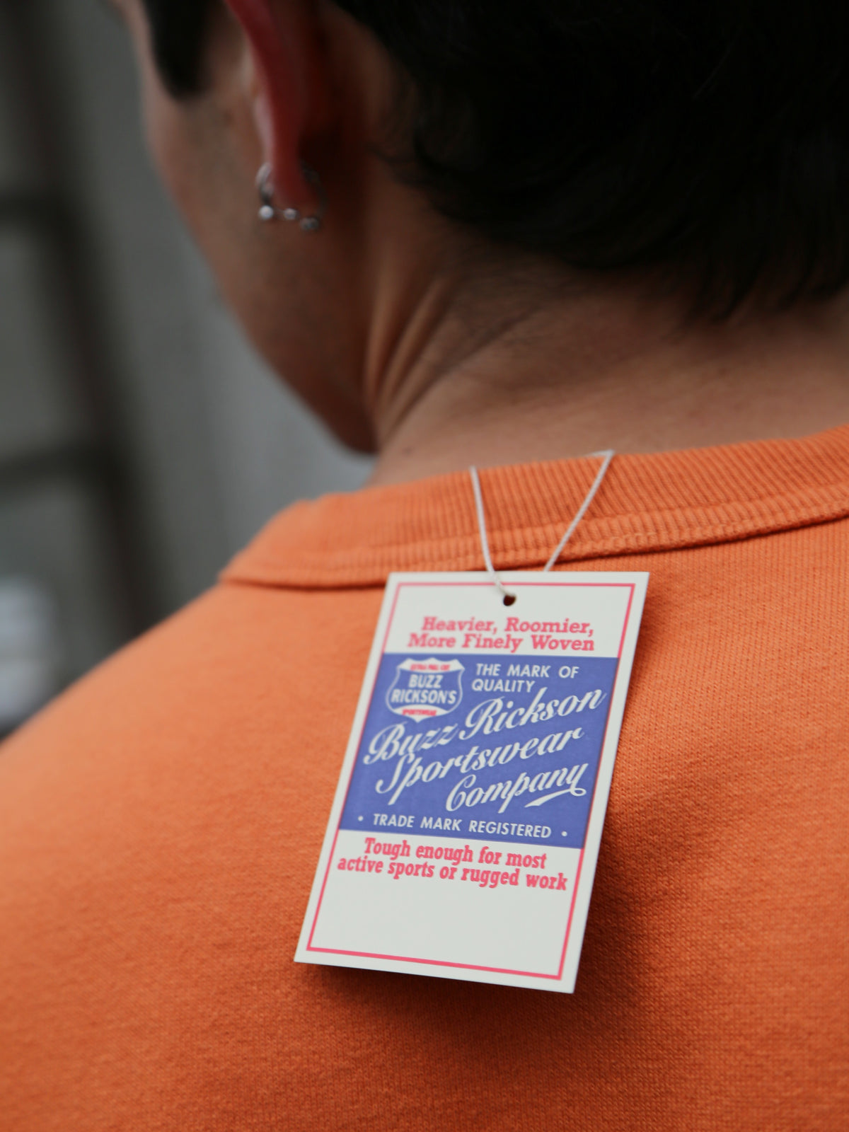 Buzz Rickson's Sweatshirt U.S. Navy Seahawks – Orange (BR69631)