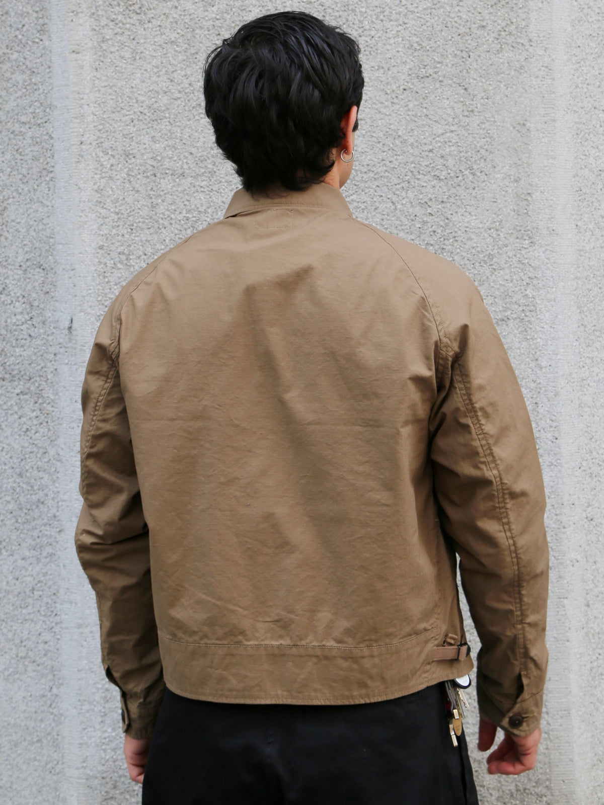 Black Sign Military Ripstop Civilian Cossack Jacket – Dust Beige (BSSJ-26404)